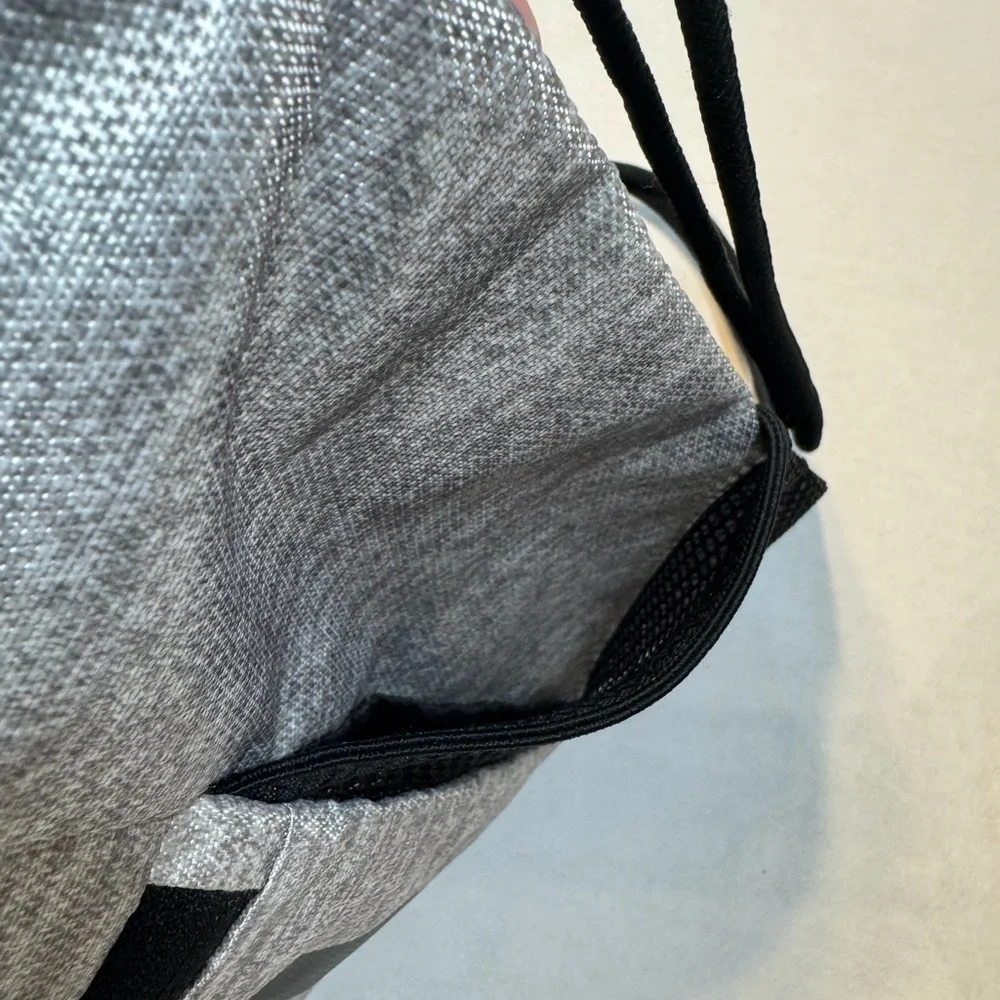 Adidas Black and Gray Sack Pack Lightweight Bag never used